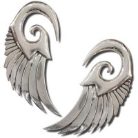  Silver Open Wings