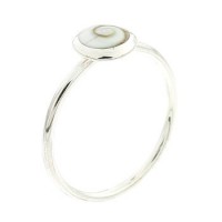 Серебряное кольцо с ракушкой Глаз-Шивы