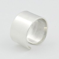 Фаланговое кольцо из серебра 10мм