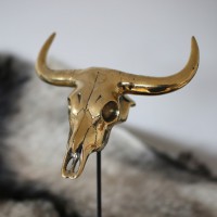 Голова буйвола латунь