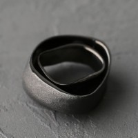 Кольцо из серебра «Дубль»