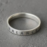 Серебряное кольцо Balance
