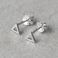 Серебряные серьги Triangle Mini