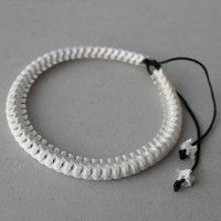 Ожерелье из позвоночника кобры WHITE