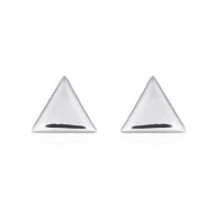 Серебряные серьги Triangle 4mm