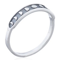 Серебряное кольцо Phases de lune