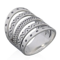 Серебряное кольцо Cinq