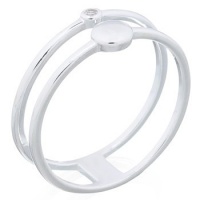 Серебряное кольцо с цирконом Universo Paralello
