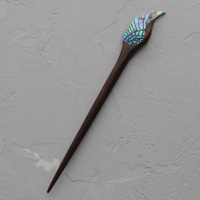 Шпилька для волос из раковины пауа
