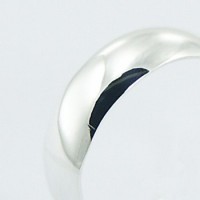 Серебряное кольцо 6 мм 