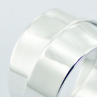 Серебряное кольцо «Мёбиус»