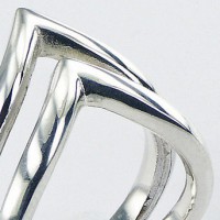 Серебряное кольцо Arrow
