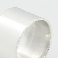 Фаланговое кольцо из серебра 10мм