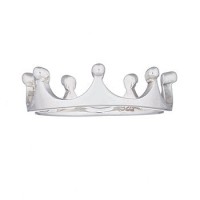Серебряное кольцо в форме короны