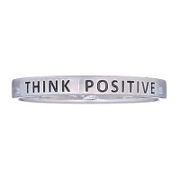 Серебряное кольцо Think Positive
